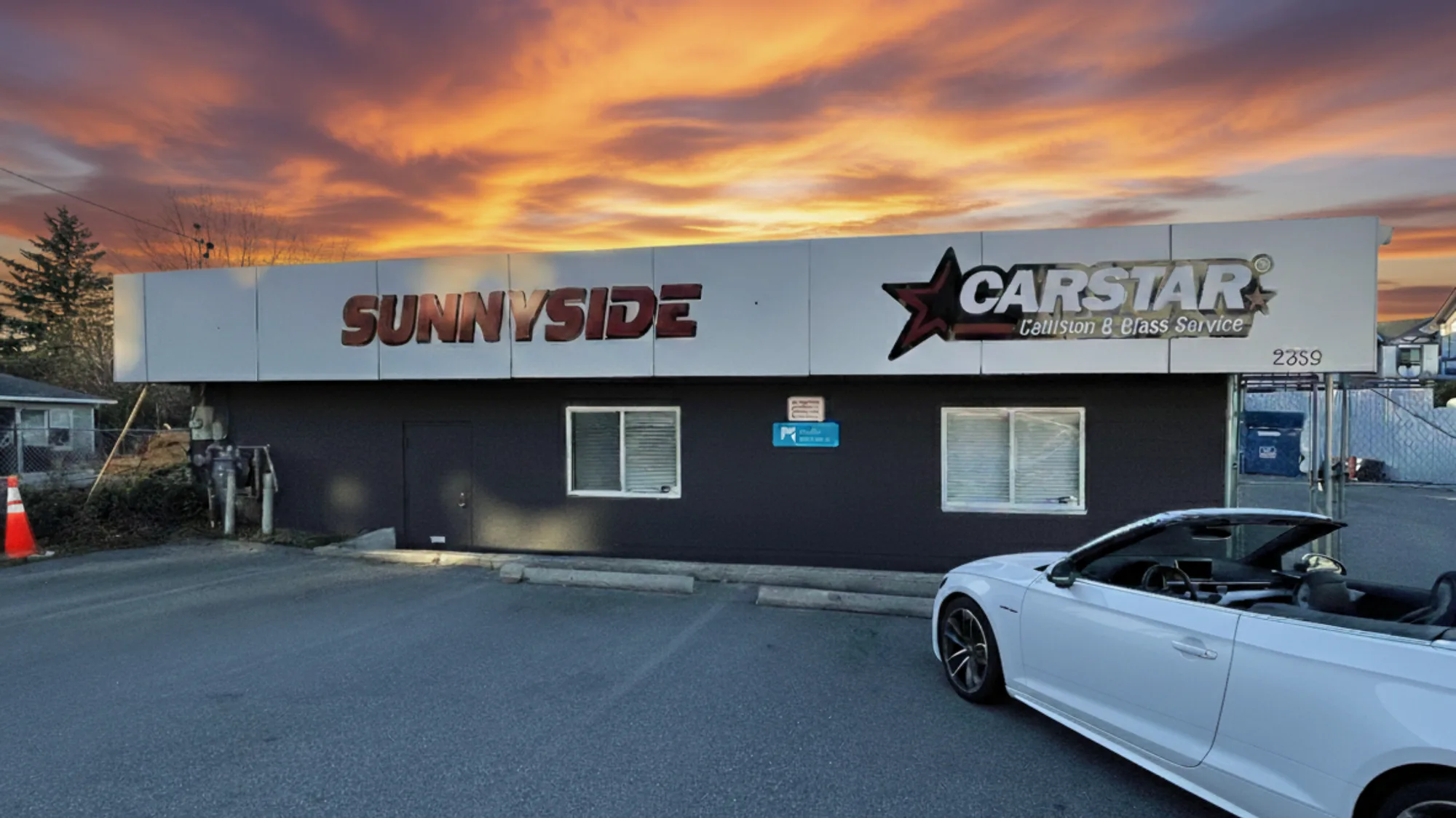 Sunnyside Autobody storefront